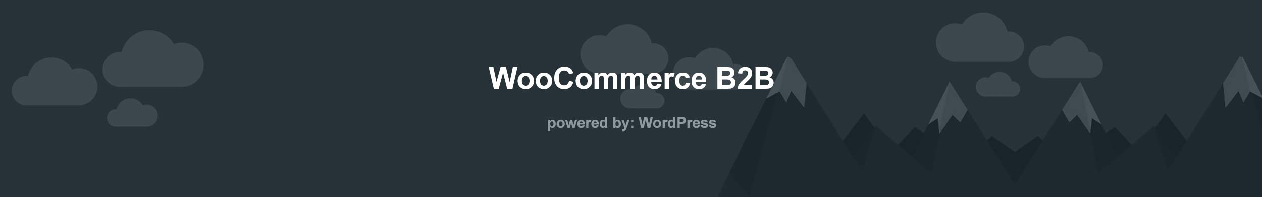 WooCommerce B2B E-shop
